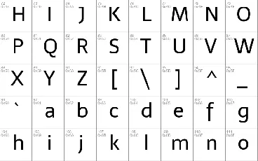 Telex font