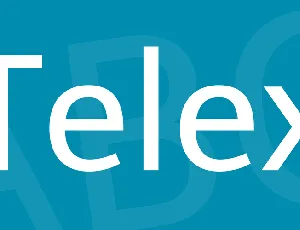 Telex font