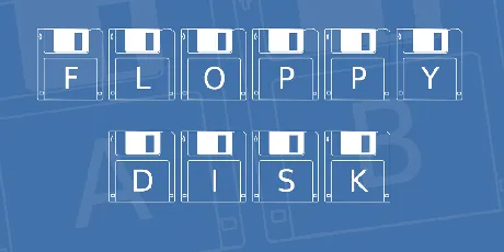 Floppy Disk font