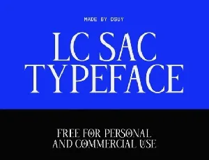 LC Sac font