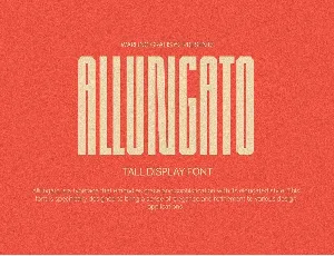 Allungato font