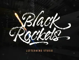 Black Rockets font