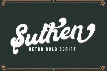 Suthen Bold Script font