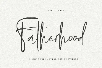 Fatherhood font