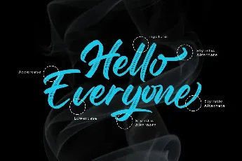 Regular Brush Script font