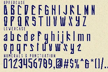 Generational Stereotypes Demo font