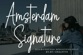 Amsterdam Signature font