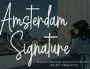 Amsterdam Signature font