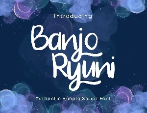 Banjo Ryuni font