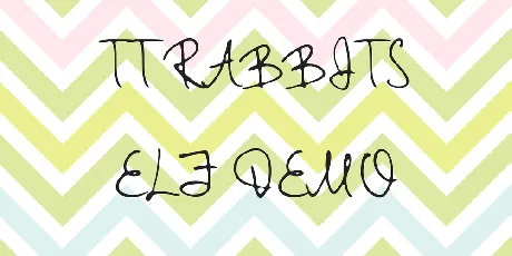 TT Rabbits Elf DEMO font