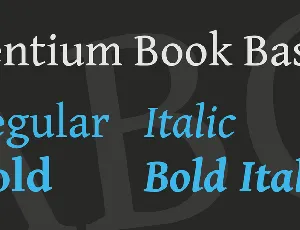 Gentium Book Basic font