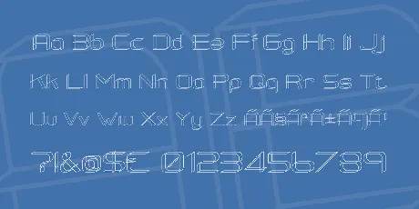 RM Squarial 3D font