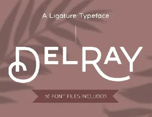 DelRay font