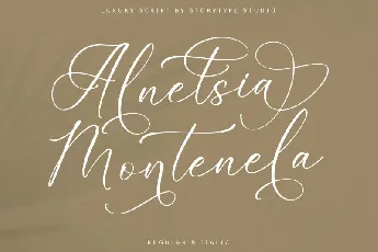 Alnetsia Montenela font