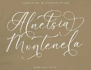 Alnetsia Montenela font