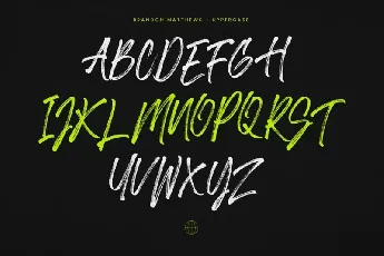 Brandon Matthews font