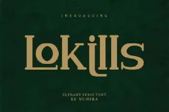 Lokills Serif font