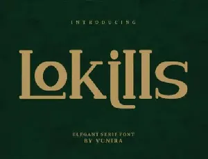 Lokills Serif font