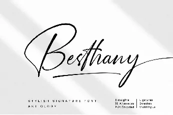 Besthany font