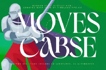 Moves Cabse font