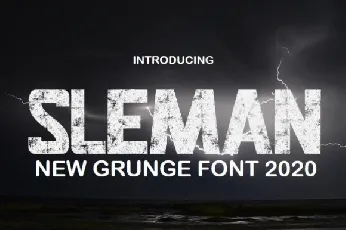 SLEMAN Display font