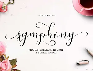 Symphony Script Free Download font