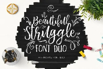 Beautiful Struggle font