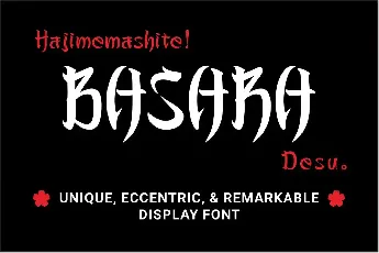 BASARA font