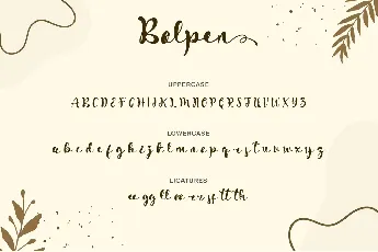 Bolpen font