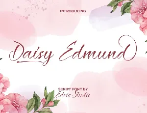Daisy Edmund Demo font