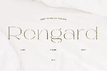 Rengard Free font