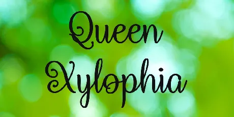 Queen Xylophia font