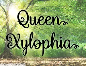 Queen Xylophia font