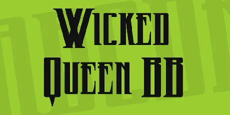 Wicked Queen BB font