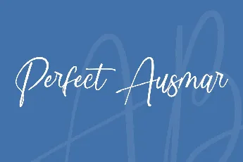 Perfect Ausmar font