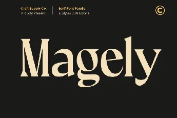 Magely font