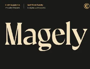 Magely font