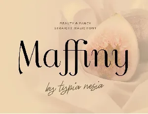 Maffiny font