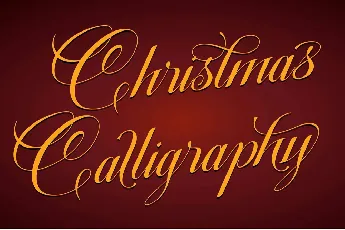 Christmas Calligraphy font