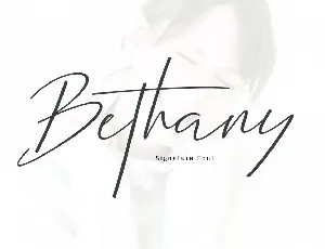 Bethany Script font