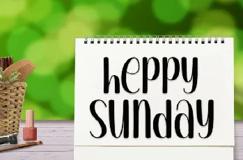 Happy Saturday Script font