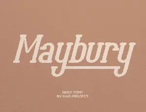 Maybury Demo font