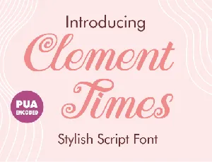 Clement Times font