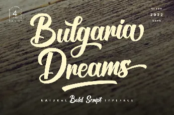 Bulgaria Dreams font