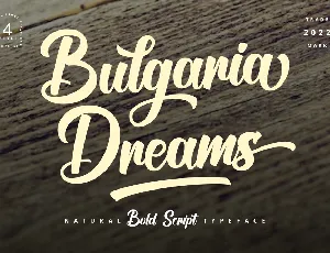 Bulgaria Dreams font