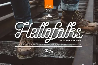 Hellofolks font