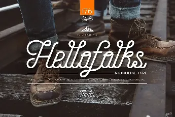 Hellofolks font