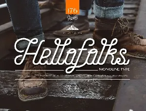 Hellofolks font