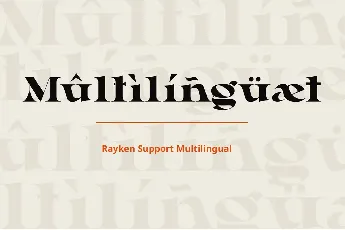 Rayken Free font