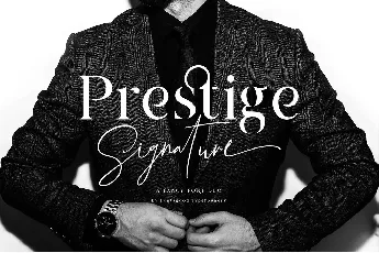 Prestige Signature Script Demo font